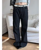 [Unisex] Black golgi flare denim pants