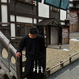 [HFORUS MADE]Forus U - ネックロングスリーブス イン ブラック