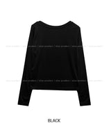 [U-BASIC] グリベーシック裏起毛ボートネック長袖