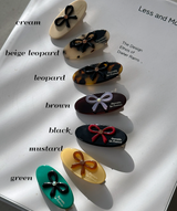 Girly ribbon hair pin (7color)