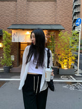 [MADE] Lelun Summer See-Through Stripe Shirt