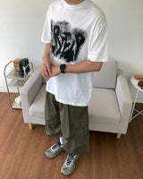 スプレープリンティドTシャツ
