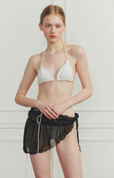 MEMORY WRAP SKIRT black