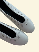 stud soft flat shoes