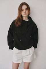 Anorak hood jumper (Black)