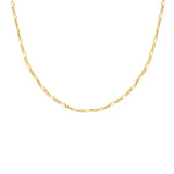 [worn by allday project woochan] philia curve chain 14k gold plating + 925 silver necklace N063-04G