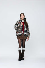 NORDEN FLEECE JACKET / BROWN