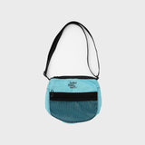 MESH POCKET CROSS BAG - SKY BLUE