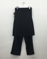Vermel pleated skirt pants (2color)