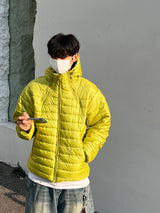 Eco Lightweight Hooded Puffer Jacket (4 Colors)