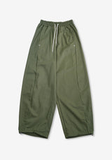 SO Work Side Snap Wide Balloon Pants