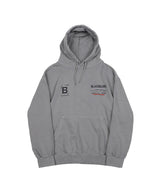 BBD ヴィンテージ クラッシュ ピグメント パーカー (Gray)
