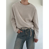 [Unisex] ベルベットカッティングニット(4color)