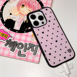 [MADE] s ♥ dot. (pink) glass bumper iPhone case