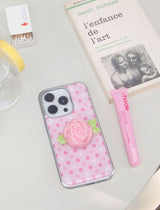 【マグセーフケース】Summer Dot Case_Pink