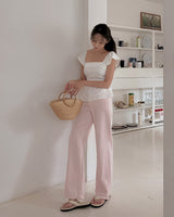 Merkin frill linen blouse