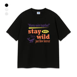 ステイワイルドオーバーフィットTシャツ (3color)