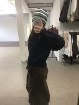 ゴッサム ウールタッチ ダッフルカーディガン (4 Colors)