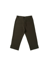 Line capri pants_brown