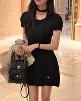 Ringti mini dress & tie set