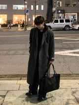  [Premium] Metin Hidden Maxi Wool Coat
