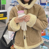 アデン ベア フード マスタング ジャケット