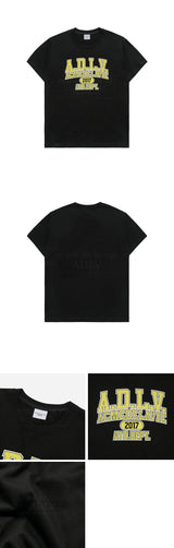 24FW オールドスクールクラックプリンティングショートスリーブTシャツブラック