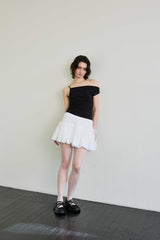 ANNIE BALLOON SKIRT PANTS / WHITE