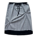  Oblique Noir Visor Stripe See-through Midi Skirt (2 colors)