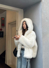 HOLIDAY HOOD FUR JACKET