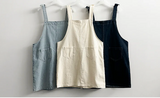 Monthly pocket suspender dress