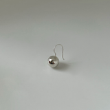 Silver bell earring (silver)
