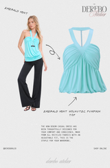 Emerald Mint Holnutec Pumpkin Top 