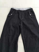 Banding layered non-fade denim