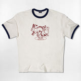 ドローイング ラビット リンガー Tシャツ - 4カラー
