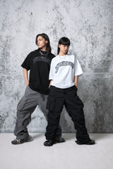 パッディドポケットシャーリングパンツ (BLACK)