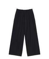 Ribbon Tied Wide Pants _ BLACK