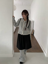 [MADE] Maya Shirring Bootcut Long Training Pants