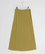Chiyu Basic Color Banding Long Skirt