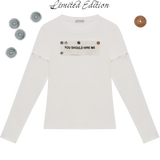 [LIMITED] ”ヒアミ―”コンバーティブルロングスリーブ (CURATED BUTTONS)