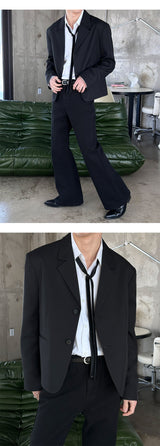 [Unisex] Slim long tie