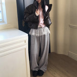 [MADE] Miley Leather Pigment Washing Two-Way Wellon Short Down Jacket