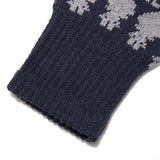 TROLLS JACQUARD KNIT TOUCH GLOVES - NAVY