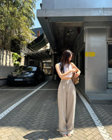【MADE】wide linen pants