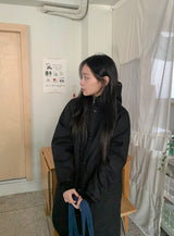 Hanfree Check Long Padding Jumper