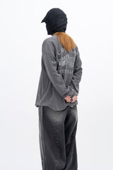 American Vintage Washed Waffle Long Sleeve T-Shirt