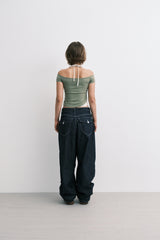 agクロスTシャツ(khaki)