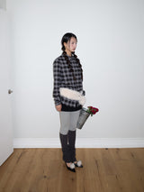 TOGGLE FUR BELT (IVORY)