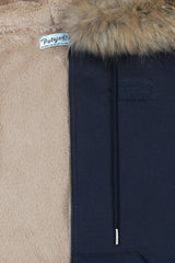 2025 Wolf Joe Hoodie In Navy