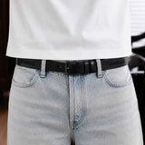 Black Lace Stitch Belt